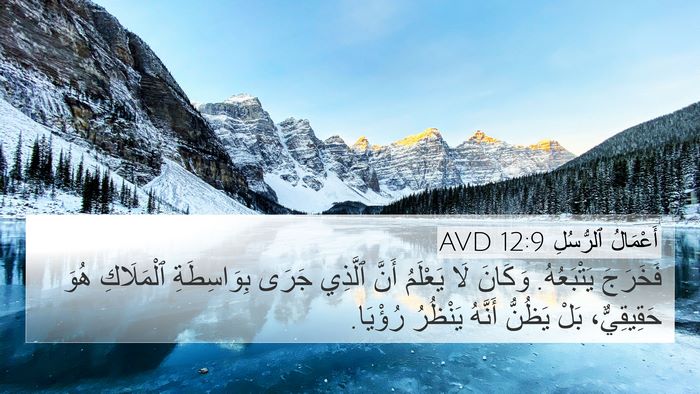 أَعْمَالُ ٱلرُّسُلِ 12:9 AVD Bible Verse Image