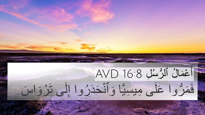 أَعْمَالُ ٱلرُّسُلِ 16:8 AVD Bible Verse Image