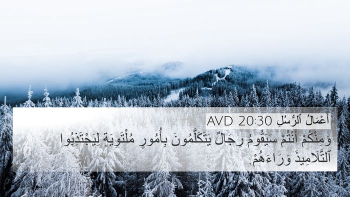 أَعْمَالُ ٱلرُّسُلِ 20:30 AVD Bible Verse Image