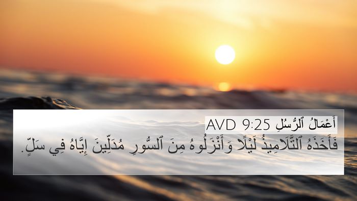 أَعْمَالُ ٱلرُّسُلِ 9:25 AVD Bible Verse Image