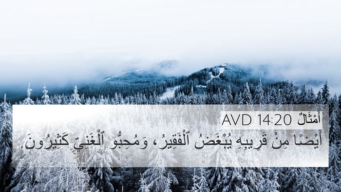 أَمْثَالٌ 14:20 AVD Bible Verse Image