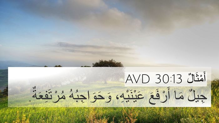 أَمْثَالٌ 30:13 AVD Bible Verse Image