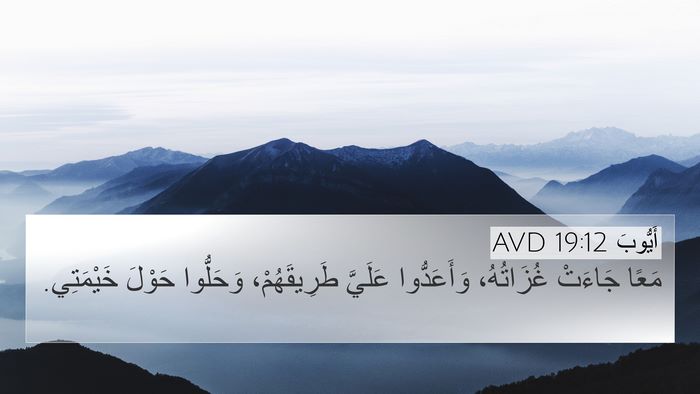 أَيُّوبَ 19:12 AVD Bible Verse Image