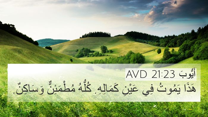 أَيُّوبَ 21:23 AVD Bible Verse Image