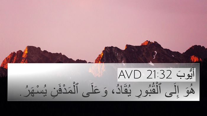أَيُّوبَ 21:32 AVD Bible Verse Image