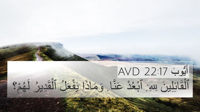 أَيُّوبَ 22:17 AVD Bible Verse Image