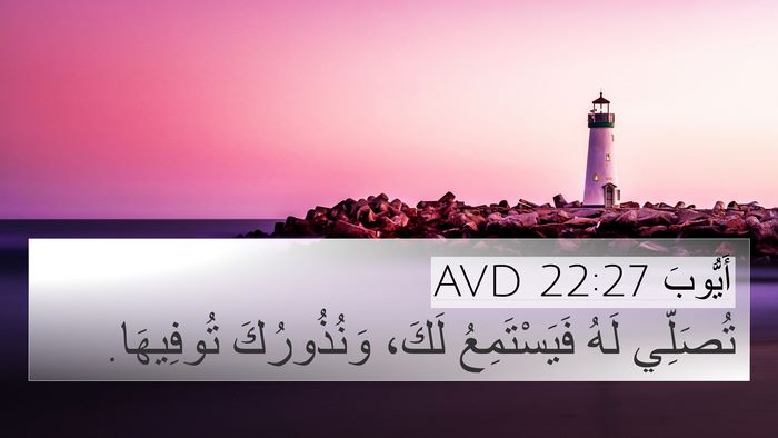 أَيُّوبَ 22:27 AVD Bible Verse Image
