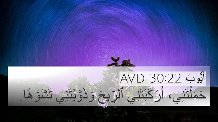 أَيُّوبَ 30:22 AVD 4K Wallpaper - حَمَلْتَنِي، - 4K Wallpaper Bible Verse