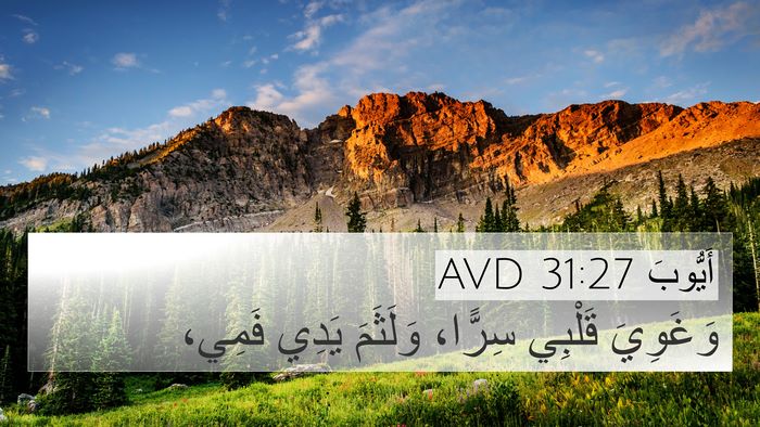 أَيُّوبَ 31:27 AVD Bible Verse Image