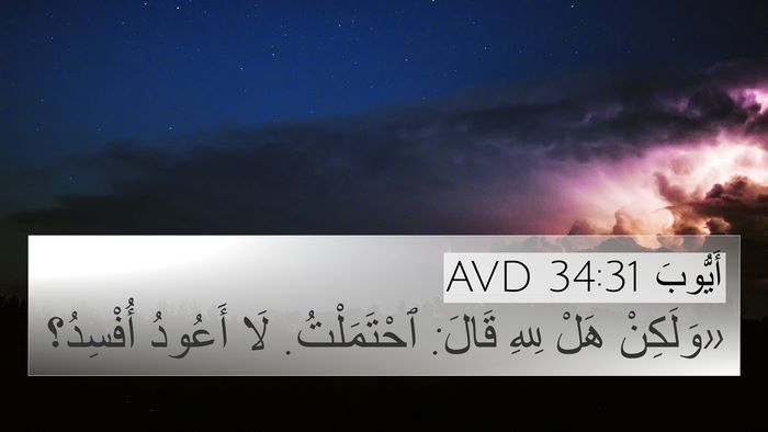 أَيُّوبَ 34:31 AVD Bible Verse Image