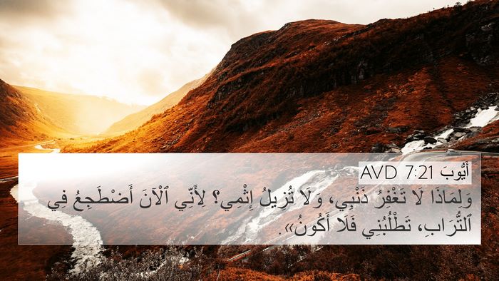 أَيُّوبَ 7:21 AVD Bible Verse Image
