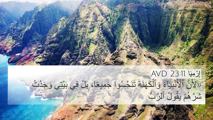 إِرْمِيَا 23:11 AVD Bible Verse Image