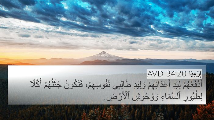 إِرْمِيَا 34:20 AVD Bible Verse Image