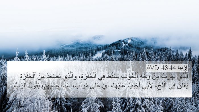 إِرْمِيَا 48:44 AVD Bible Verse Image
