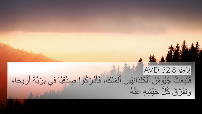 إِرْمِيَا 52:8 AVD Bible Verse Image