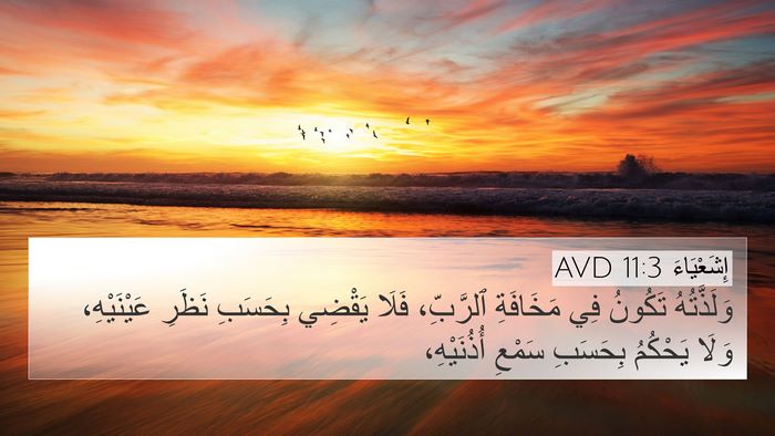 إِشَعْيَاءَ 11:3 AVD Bible Verse Image