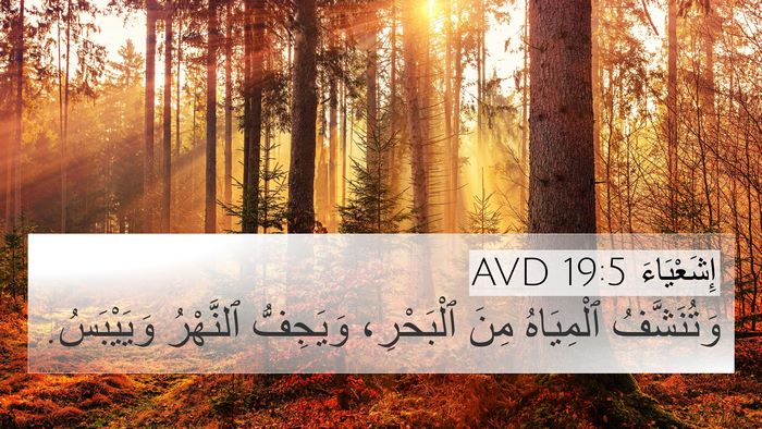 إِشَعْيَاءَ 19:5 AVD Bible Verse Image