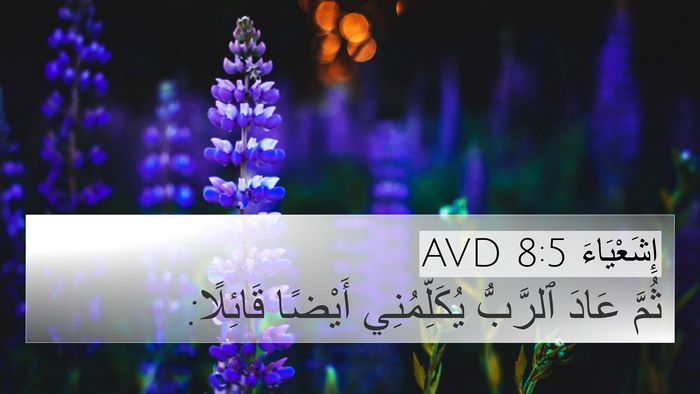 إِشَعْيَاءَ 8:5 AVD Bible Verse Image