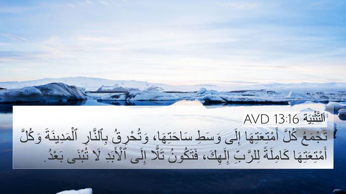 اَلتَّثْنِيَة 13:16 AVD Bible Verse Image