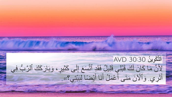 اَلتَّكْوِينُ 30:30 AVD Bible Verse Image