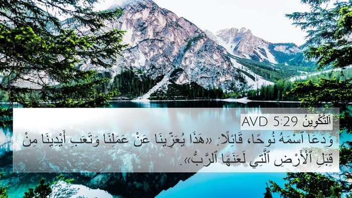 اَلتَّكْوِينُ 5:29 AVD Bible Verse Image