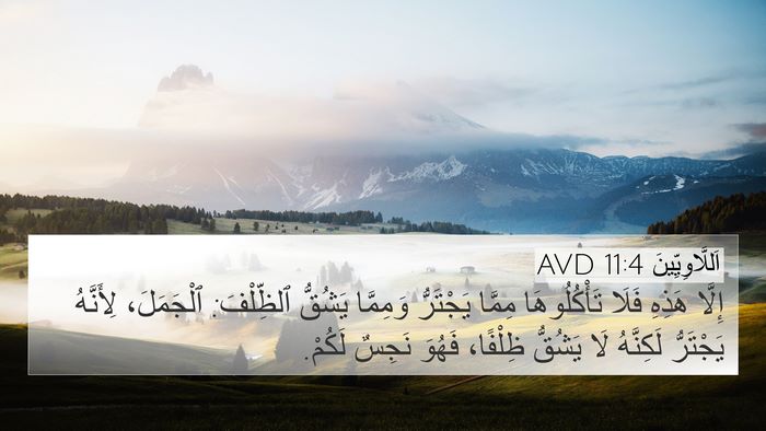 اَللَّاوِيِّينَ 11:4 AVD 4K Wallpaper - إِلَّا هَذِهِ فَلَا - 4K Wallpaper Bible Verse