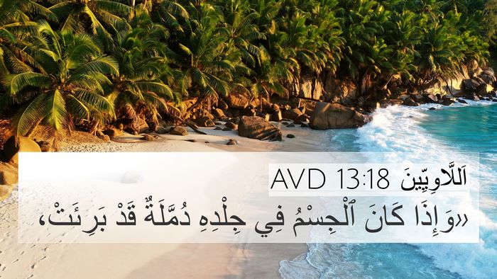 اَللَّاوِيِّينَ 13:18 AVD 4K Wallpaper - «وَإِذَا كَانَ ٱلْجِسْمُ - 4K Wallpaper Bible Verse