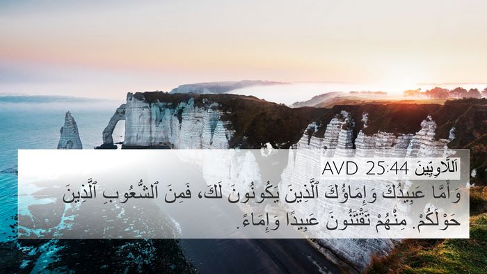 اَللَّاوِيِّينَ 25:44 AVD Bible Verse Image