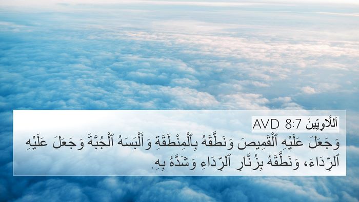 اَللَّاوِيِّينَ 8:7 AVD Bible Verse Image
