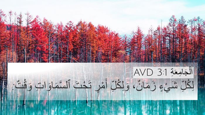 اَلْجَامِعَةِ 3:1 AVD Bible Verse Image