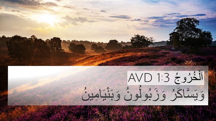 اَلْخُرُوجُ 1:3 AVD 4K Wallpaper - وَيَسَّاكَرُ وَزَبُولُونُ - 4K Wallpaper Bible Verse