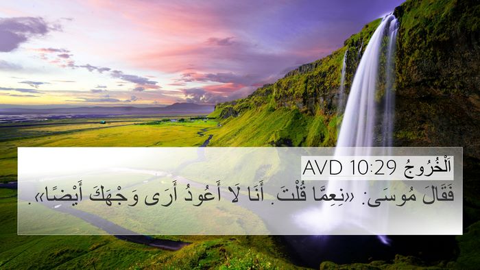 اَلْخُرُوجُ 10:29 AVD 4K Wallpaper - فَقَالَ مُوسَى: «نِعِمَّا - 4K Wallpaper Bible Verse