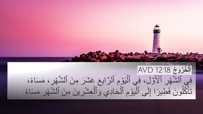 اَلْخُرُوجُ 12:18 AVD Bible Verse Image