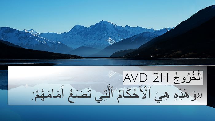 اَلْخُرُوجُ 21:1 AVD Bible Verse Image