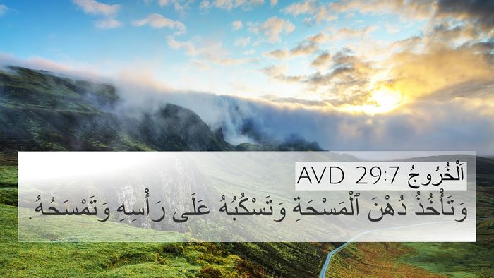 اَلْخُرُوجُ 29:7 AVD Bible Verse Image