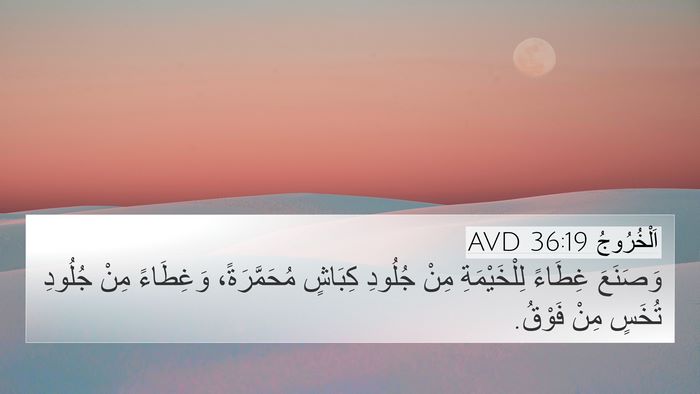 اَلْخُرُوجُ 36:19 AVD Bible Verse Image