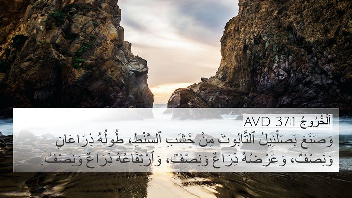 اَلْخُرُوجُ 37:1 AVD Bible Verse Image