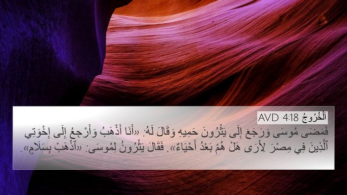 اَلْخُرُوجُ 4:18 AVD Bible Verse Image