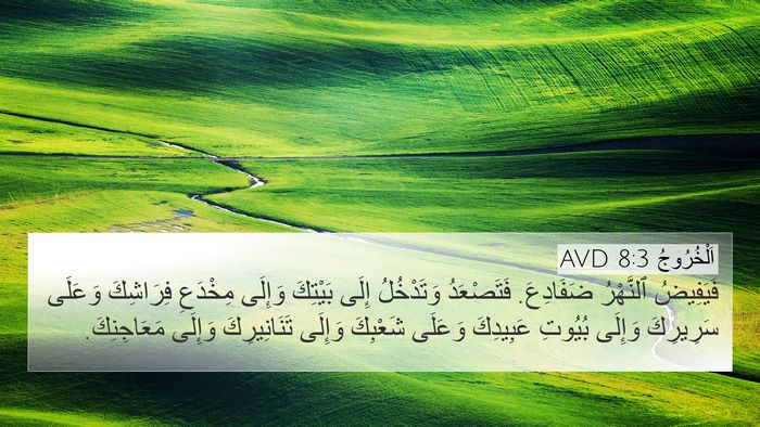 اَلْخُرُوجُ 8:3 AVD Bible Verse Image