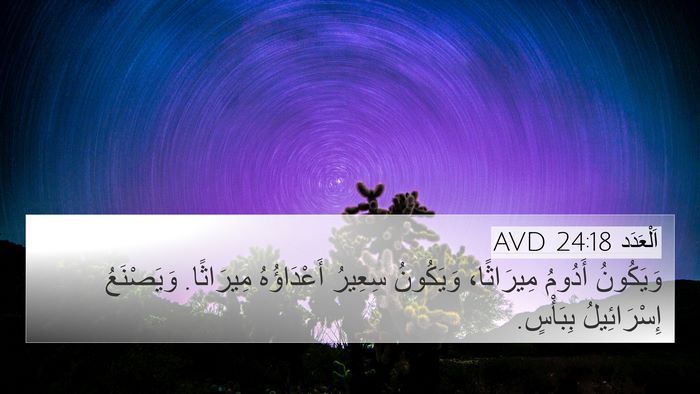 اَلْعَدَد 24:18 AVD Bible Verse Image