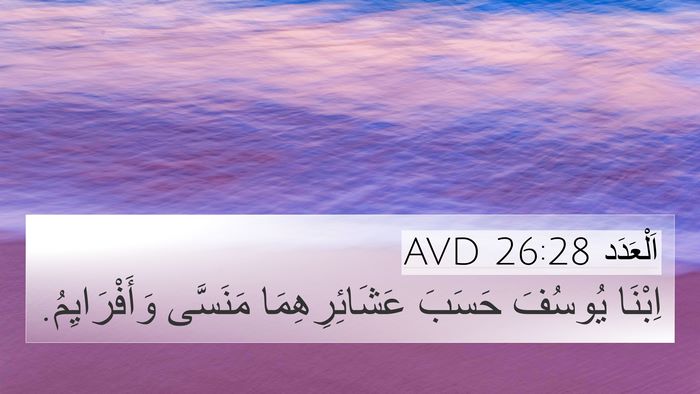 اَلْعَدَد 26:28 AVD Bible Verse Image