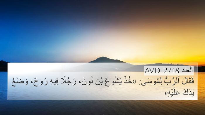 اَلْعَدَد 27:18 AVD Bible Verse Image