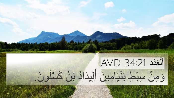 اَلْعَدَد 34:21 AVD 4K Wallpaper - وَمِنْ سِبْطِ - 4K Wallpaper Bible Verse