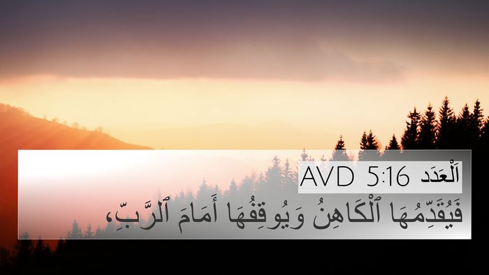 اَلْعَدَد 5:16 AVD Bible Verse Image