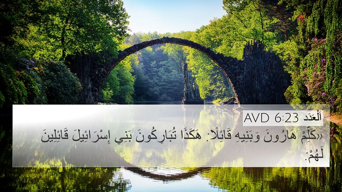 اَلْعَدَد 6:23 AVD Bible Verse Image