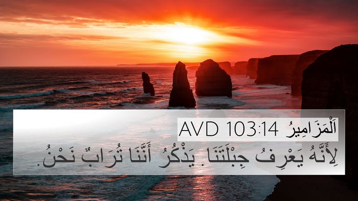 اَلْمَزَامِيرُ 103:14 AVD Bible Verse Image