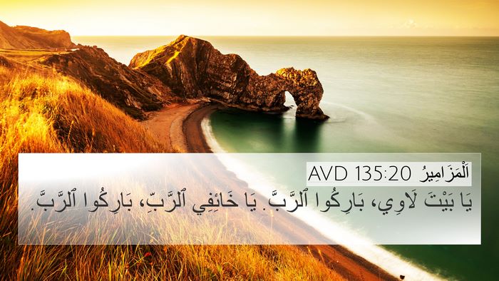 اَلْمَزَامِيرُ 135:20 AVD Bible Verse Image