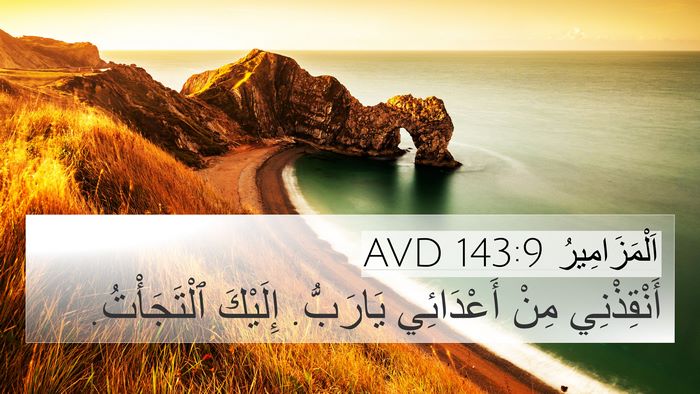 اَلْمَزَامِيرُ 143:9 AVD Bible Verse Image