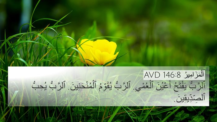 اَلْمَزَامِيرُ 146:8 AVD Bible Verse Image