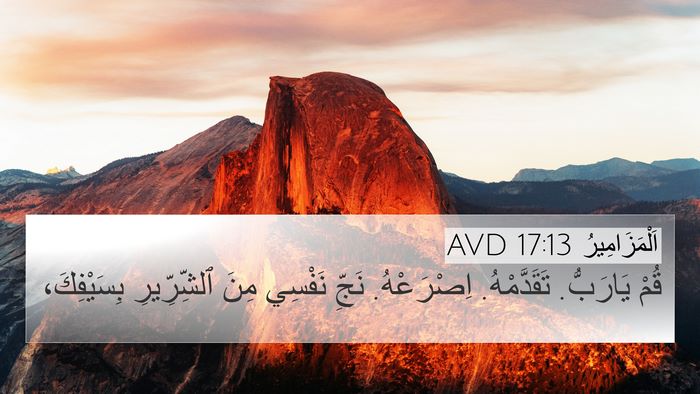 اَلْمَزَامِيرُ 17:13 AVD Bible Verse Image
